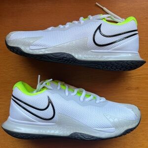 Nike Court Air Zoom Vapor Cage 4 Mens 7.5 Tennis Shoe White Volt CD0424-100